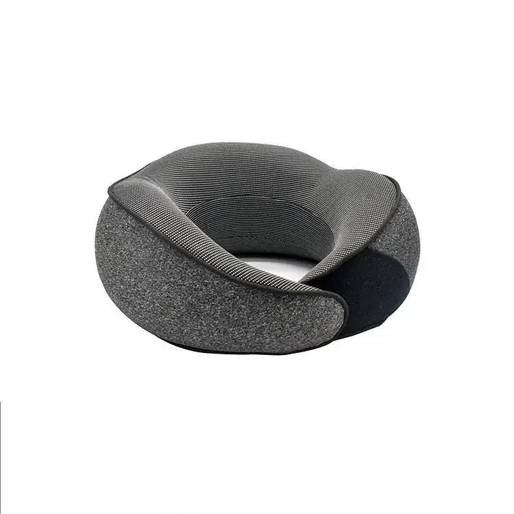 Nomad Camel travel pillow with washable cover and travel pouch