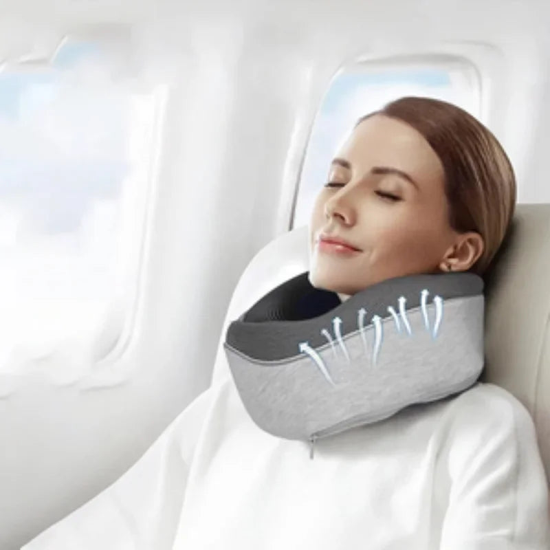 Nomad Camel neck pillow light gray color variant
