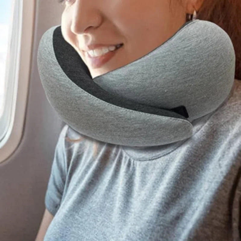 Nomad Camel neck pillow compact folded size for travel bags