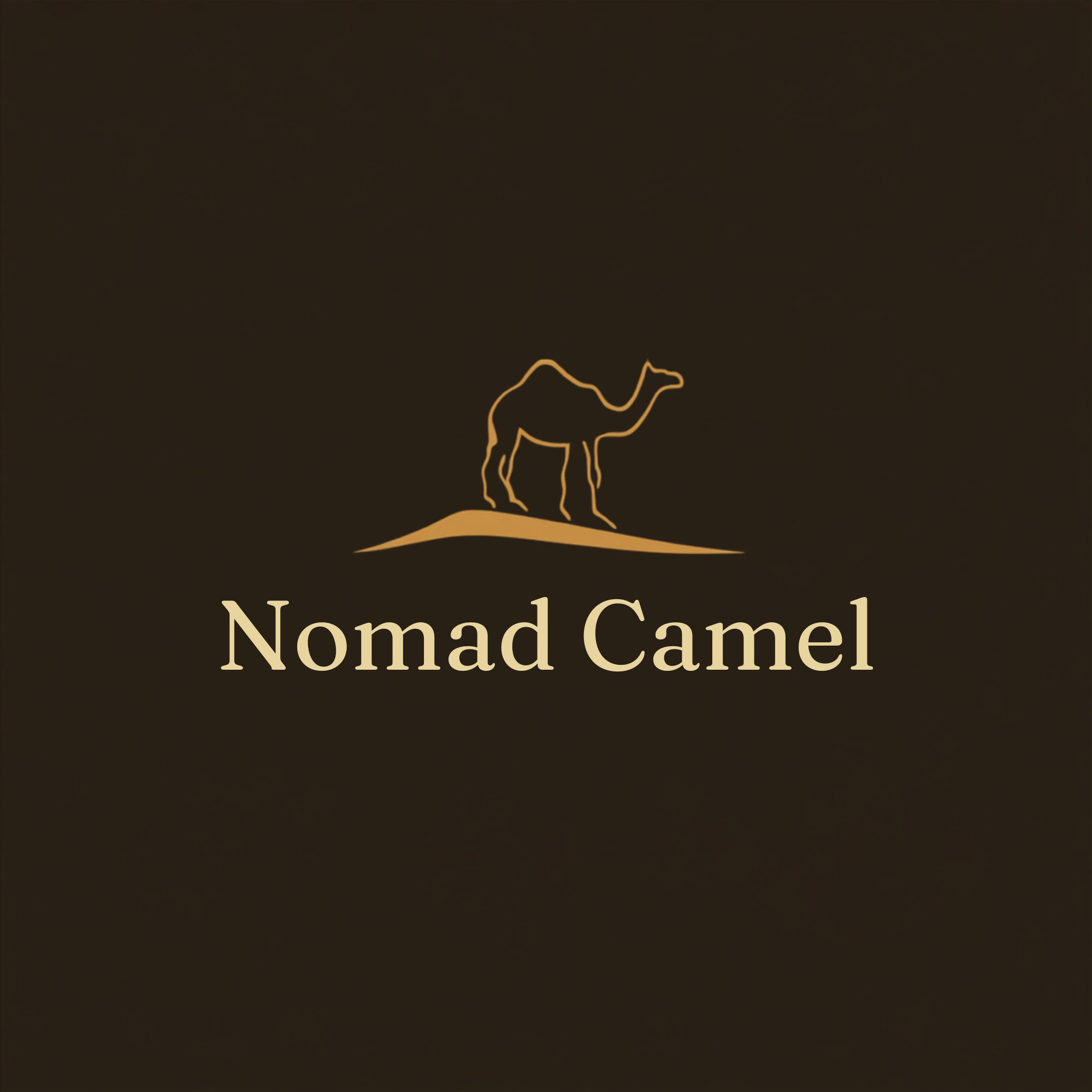 Nomad Camel logo — camel silhouette above the brand name